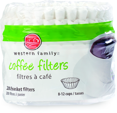WESTERN FAMILY Coffee Filters 200's